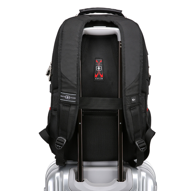KINGSGEAR ruksak za 16-inčni prijenosno računalo, velika kapaciteta, poslovna putovanja, Oxford materijal, unisex, 36–55 L, protiv krađe, zakrivljeni naramenici, jednobojan