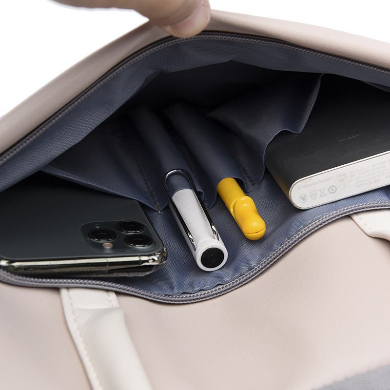 Casual PU kožna torba za laptop, gradski minimalistički stil, vodootporna, ultra lagana, podstava od poliestera