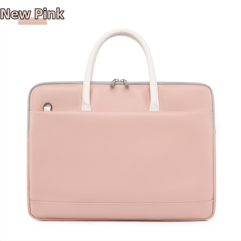 Casual PU kožna torba za laptop, gradski minimalistički stil, vodootporna, ultra lagana, podstava od poliestera