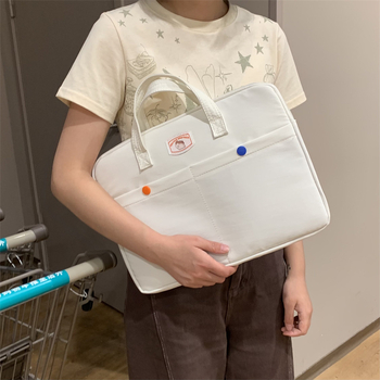 Geantă laptop unisex din Oxford, rezistentă la uzură și reduce povara purtării, lansată vara 2023.