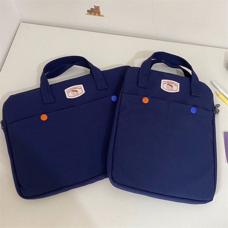 Geantă laptop unisex din Oxford, rezistentă la uzură și reduce povara purtării, lansată vara 2023.