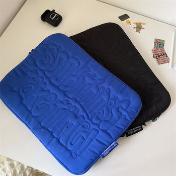 Poliészter laptop/tablet tok, ultrakönnyű, kopásálló, anti-lopás, bővíthető dizájn, pamut bélés