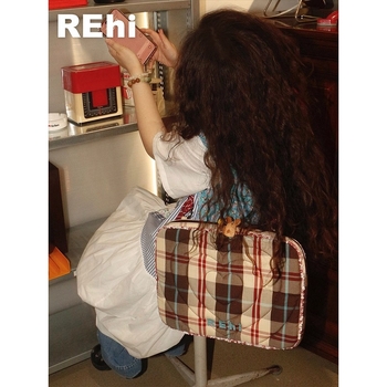 Geantă MacBook cu model inimă, design original, material bumbac, căptușeală poliester, stil proaspăt și dulce, lansare primăvară 2025