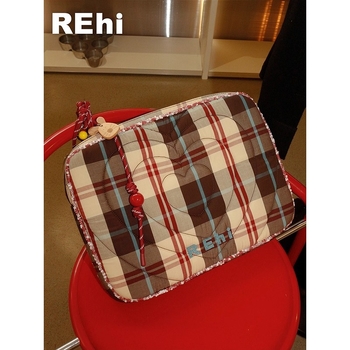 Geantă MacBook cu model inimă, design original, material bumbac, căptușeală poliester, stil proaspăt și dulce, lansare primăvară 2025