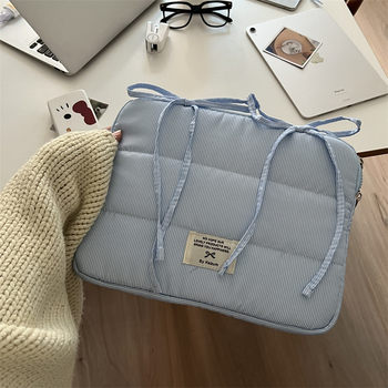 KAZUM tabletatás táska – Óceán stílusú fűzős masni, Vízálló, Kopásálló, Poliészter anyag, Nylon bélés, Női, 2025 tavasz