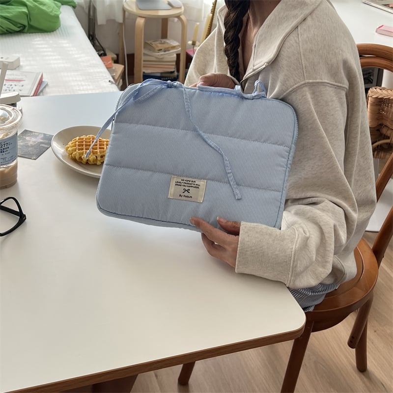 KAZUM tabletatás táska – Óceán stílusú fűzős masni, Vízálló, Kopásálló, Poliészter anyag, Nylon bélés, Női, 2025 tavasz