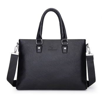 Vyrinė dokumentų rankinė iš PU, daugiasluoksė konstrukcija, atspari vandeniui, atspari dėvėjimuisi, didelė talpa