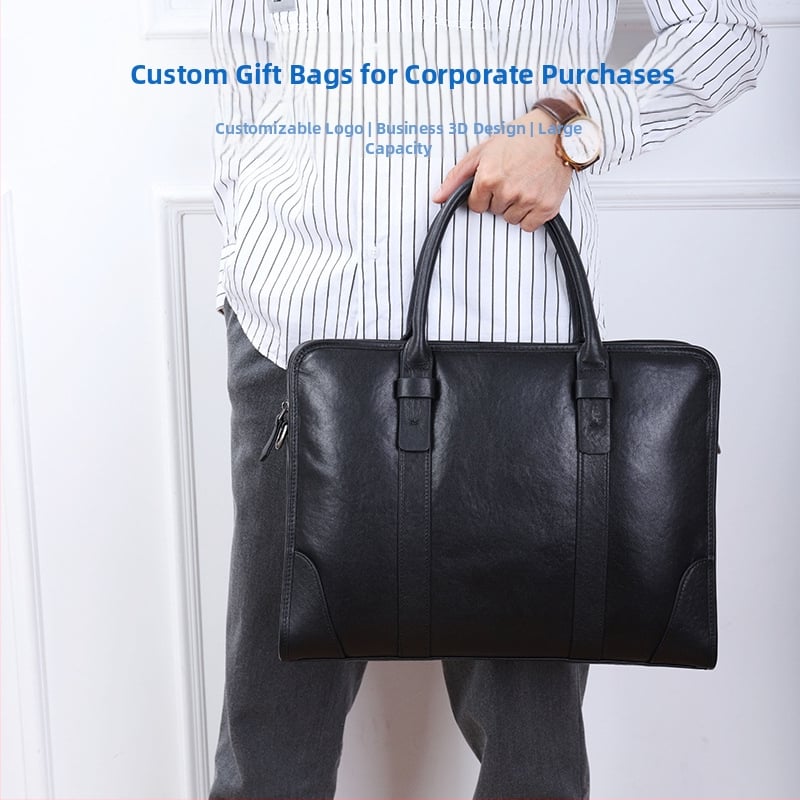 Odinė nešiojamojo kompiuterio rankinė Cafen kelvri — viršutinio sluoksnio karvės odos, atspari vandeniui, labai lengva, atspari dėvėjimui, plečiama