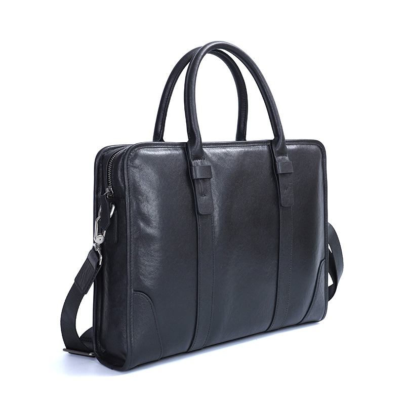 Odinė nešiojamojo kompiuterio rankinė Cafen kelvri — viršutinio sluoksnio karvės odos, atspari vandeniui, labai lengva, atspari dėvėjimui, plečiama