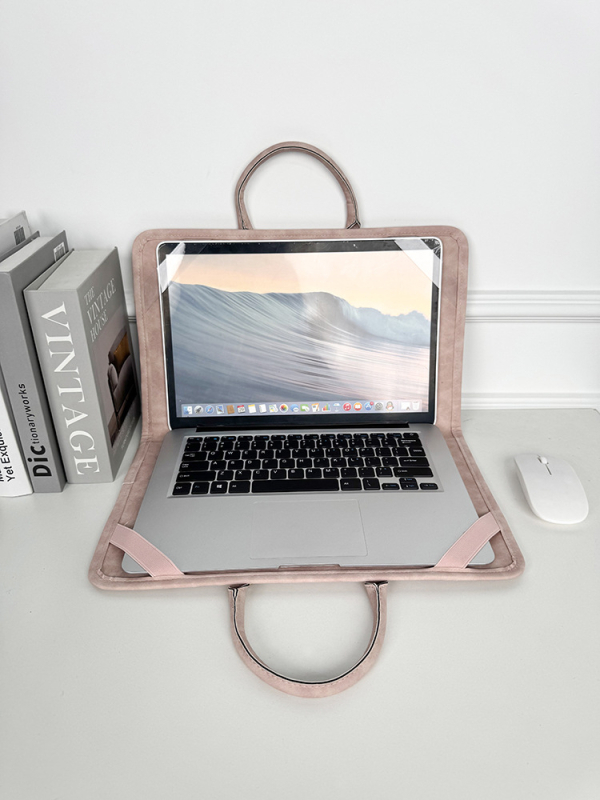 Ochranný obal na notebook z PU, jednofarebný dizajn, osviežujúci a sladký štýl, podšívka PU, leto 2025