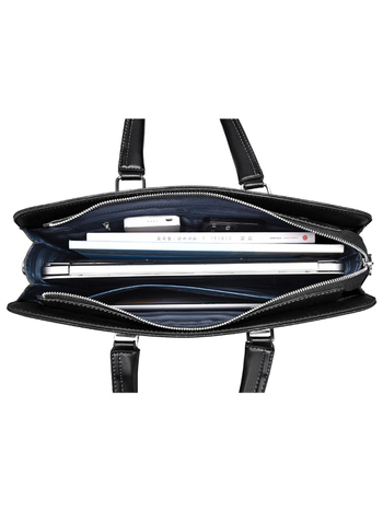 Vyriski crossbody verslo rankinė — PVC medžiaga; languotas raštas; poliesterio pamušalas; dėvėjimuisi atspari; Nine Thousand Cats ženklas