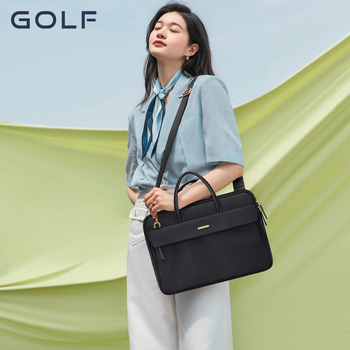 Geantă laptop pentru femei GOLF – Material textil rezistent, Geantă de afaceri, Primăvara 2023