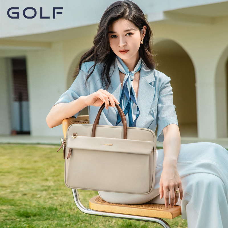 Geantă laptop pentru femei GOLF – Material textil rezistent, Geantă de afaceri, Primăvara 2023