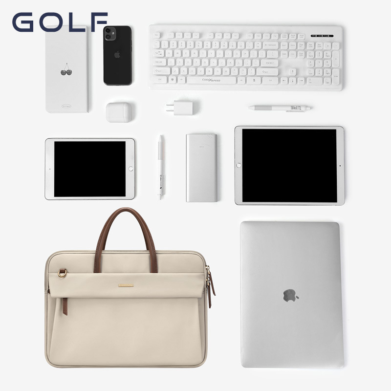 Geantă laptop pentru femei GOLF – Material textil rezistent, Geantă de afaceri, Primăvara 2023