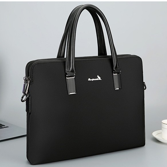 Verslo portfelis – Oxford audinys, 14 colių nešiojamam kompiuteriui, lengvas, atsparus dėvėjimuisi, Bonnie Kangaroo