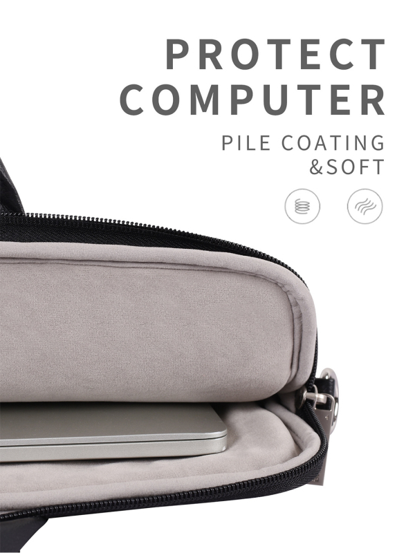 Husă pentru laptop CanvasArtisan din PU — model carouri, rezistent la uzură, rezistență la șocuri, căptușeală din poliester