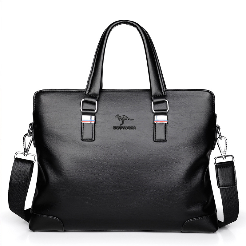 Vyrų verslo dėklas – miesto stilius, PU medžiaga, atsparus vandeniui, kvėpuojantis poliesterio pamušalas, tinka verslo kelionėms