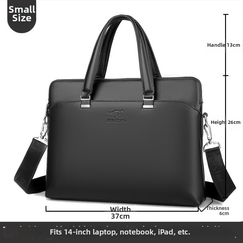 Vyrų verslo pečių krepšys, poliesterio medžiaga, PU pamušalas, tinkamas verslo kelionėms, dokumentų krepšys