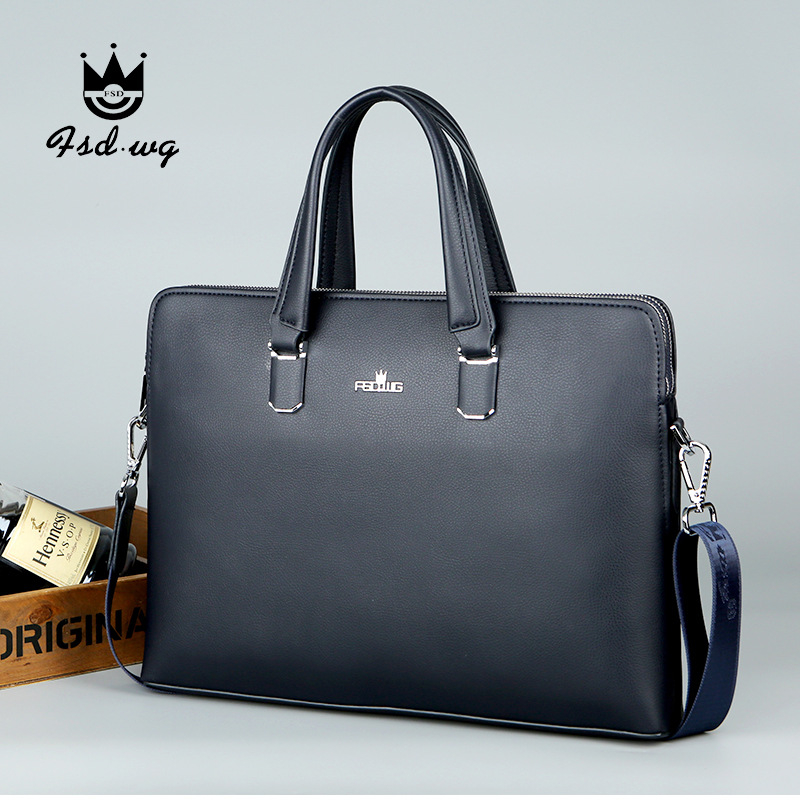 Verslo rankinė nešiojamam kompiuteriui, miesto paprastumo stilius, PU oda (Prekės ženklas: The Finsalton Crown; Modelis: 8979-3; Įdaila: poliesterio medvilnės mišinys)