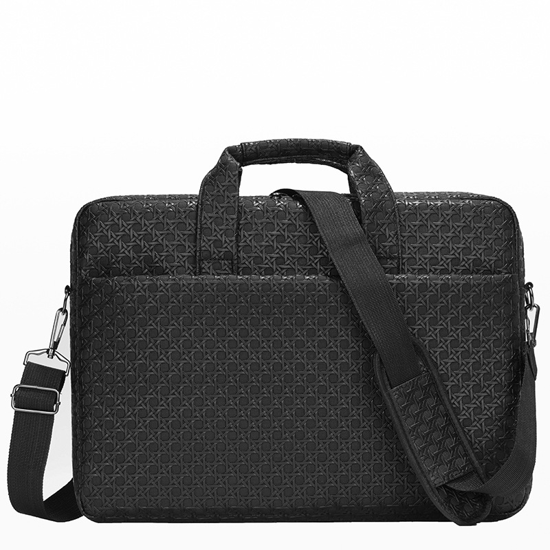 Torba za laptop, prozračan Oxford materijal, jedinstven jednobojni uzorak, poliesterska podstava, stil za slobodno vrijeme putovanja, prenosni aktovka stil