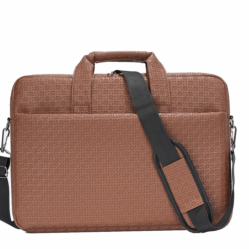 Torba za laptop, prozračan Oxford materijal, jedinstven jednobojni uzorak, poliesterska podstava, stil za slobodno vrijeme putovanja, prenosni aktovka stil