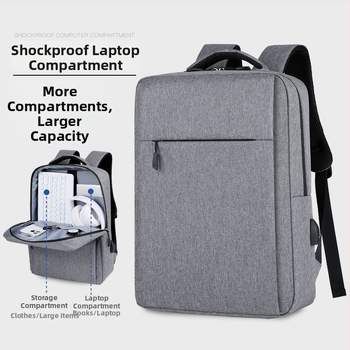 Batoh na notebook z PU materiálu, podšívka Oxford, jar 2025, pre mužov