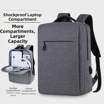 Batoh na notebook z PU materiálu, podšívka Oxford, jar 2025, pre mužov