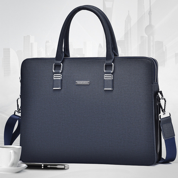 BADENROO PU verslo portfelis su raidžių raštu ir poliesterio vidumi, skirtas verslo kelionėms