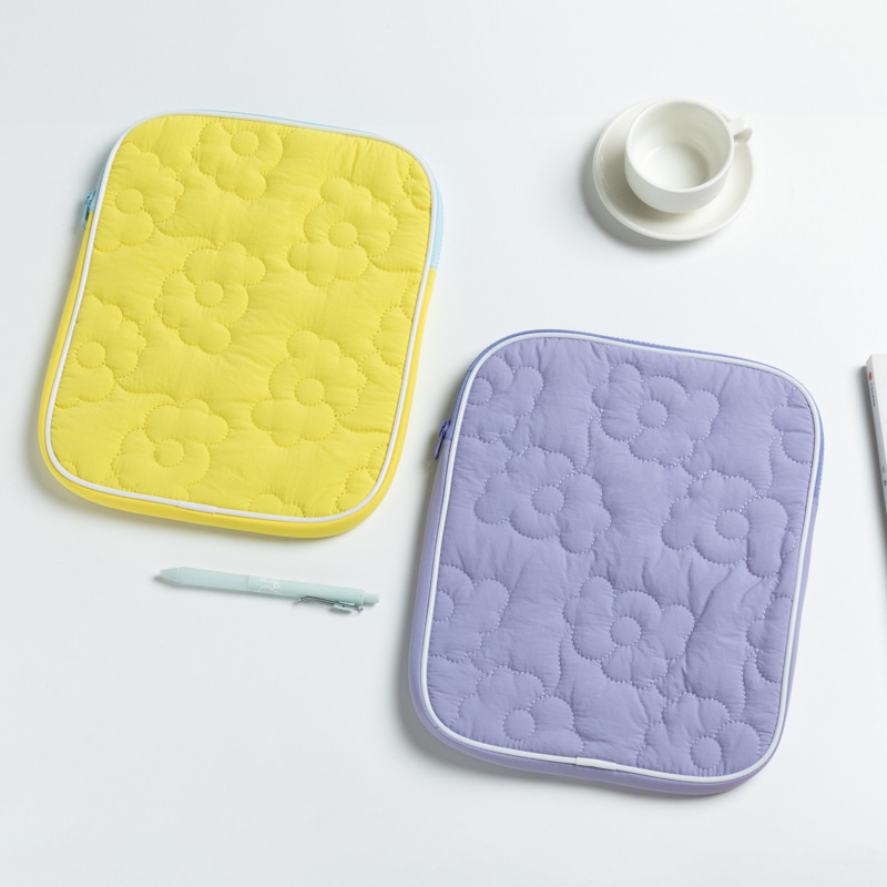 iPad táska lélegző poliészter anyagból, egyszínű mintával, Dongjin, 2023 ősz