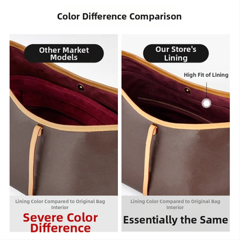 LV Carryall Organizator interior pentru geantă — material pluș, căptușeală din poliester, respirabil, impermeabil, ultra-ușor