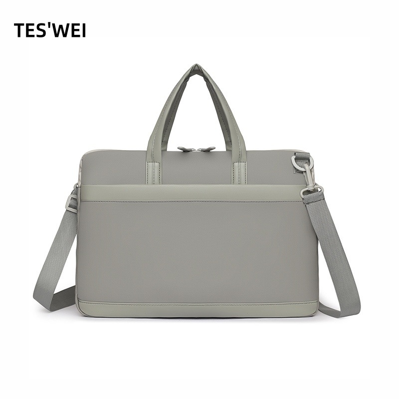 Atsparus smūgiams nešiojamojo kompiuterio krepšys, verslo elitės stilius, Oxford audinys, poliesterio pamušalas, vienos spalvos, didelė talpa, kvėpuojantis