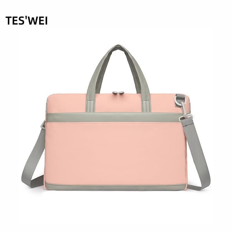 Atsparus smūgiams nešiojamojo kompiuterio krepšys, verslo elitės stilius, Oxford audinys, poliesterio pamušalas, vienos spalvos, didelė talpa, kvėpuojantis