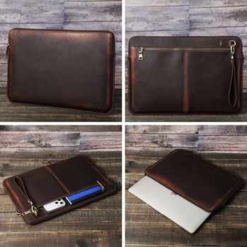 CONTACTS FAMILY Husă din piele pentru MacBook Pro 15 – Geantă pentru laptop