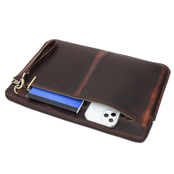 CONTACTS FAMILY Husă din piele pentru MacBook Pro 15 – Geantă pentru laptop