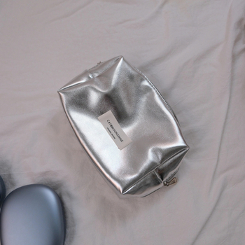 Torbica za šminku PU - Minimalistički stil, diskretan luksuz; vodootporna; proširivi kapacitet; unisex; zatvarač (PU; vodootporna; proširivi kapacitet; unisex; zatvarač)