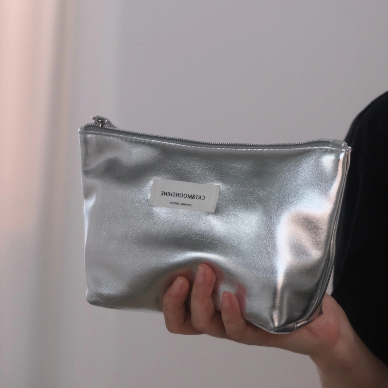 Torbica za šminku PU - Minimalistički stil, diskretan luksuz; vodootporna; proširivi kapacitet; unisex; zatvarač (PU; vodootporna; proširivi kapacitet; unisex; zatvarač)