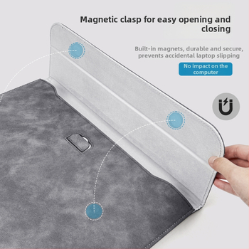 Husă interioară pentru suportul de laptop – Piele de oaie, impermeabilă, rezistentă la uzură, rezistentă la cutremure, Classicpacking