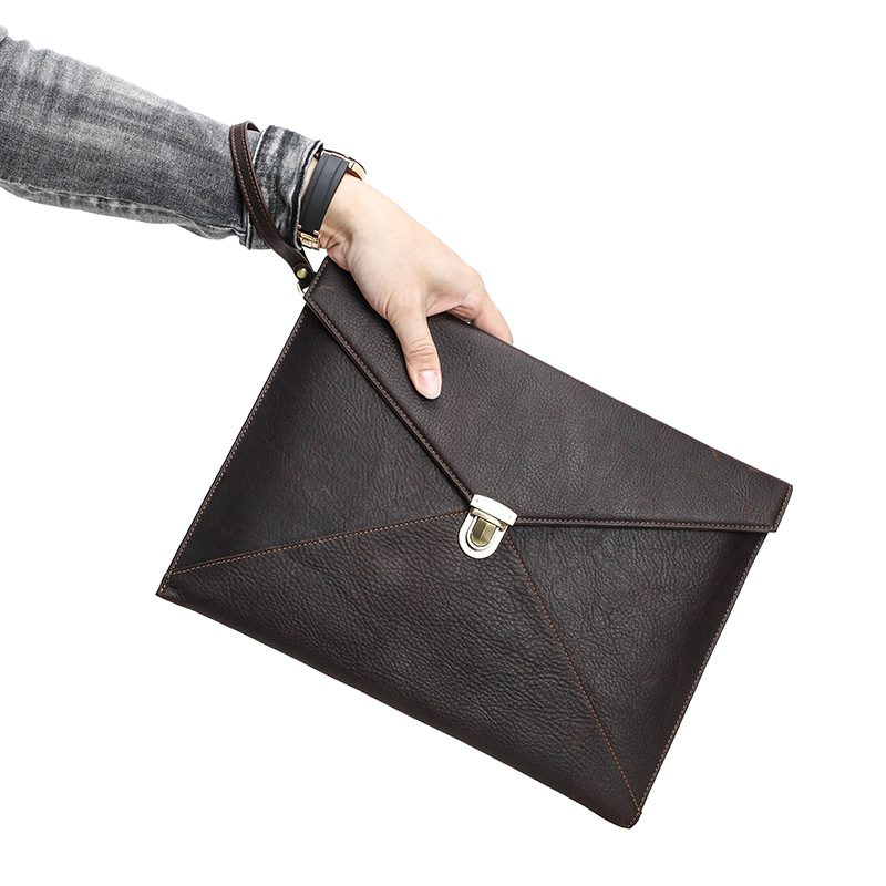 Valódi bőr laptop-tok MacBook Pro és MacBook Air számára – boríték-stílusú védőtok