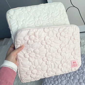 Tahvelarvuti kott lille tikandiga, polüester, naiste disain, talv 2024