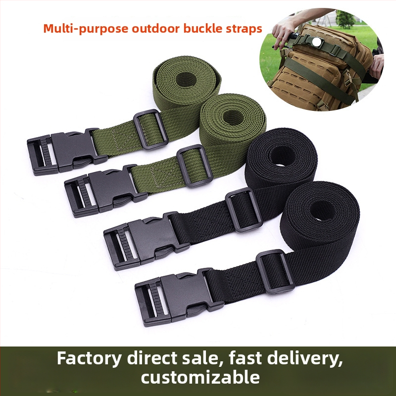 Popruh na zafixovanie batožiny a batohu z jemného webbingu, nosnosť 20 kg