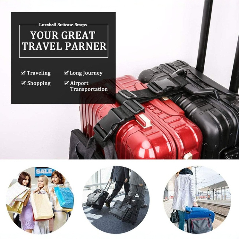 Bretea diagonală pentru bagaje cu conector extern, nailon, stil stradal, reduce povara, lățime 50 mm