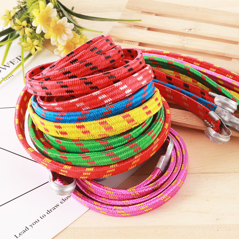 Șnur de legare cu cârlige pentru motociclete și autoturisme electrice – bandă din cauciuc, prindere bagaje