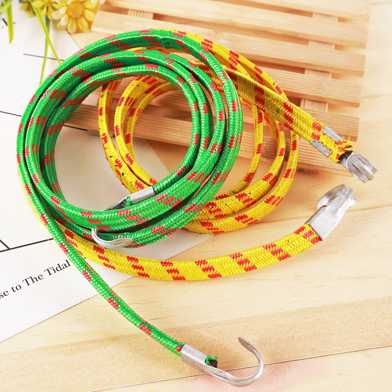 Șnur de legare cu cârlige pentru motociclete și autoturisme electrice – bandă din cauciuc, prindere bagaje