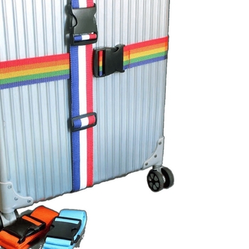 Nylon bőröndpántok keresztpántokkal, megerősített, utazásokhoz