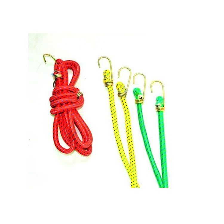 Υπερελαστικό λουρί αποσκευών με γάντζους και καραμπίνερ, σκοινί λατέξ για ποδήλατα, μεταφορική ικανότητα 10, προέλευση Shandong Laizhou, Κίνα, κωδικός προϊόντος 77-1