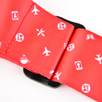 Ενισχυμένες πολυεστερικές ζώνες αποσκευών με σχέδιο κινούμένων σχεδίων, σχέδιο σταθερού βρόχου, προσαρμοστικές