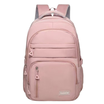 Unisex nylon ruksak za školu, velika kapaciteta 20–35L, 15-inčni laptop, kaiševi s zračnim jastučićima, jednobojni uzorak