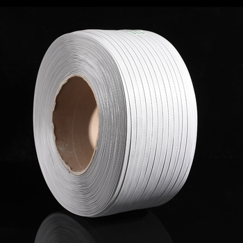 PP iepakošanas lente - biezums 1.0 mm, vilces spēks 70 kg, garums 1700 m, svars 1.5 kg