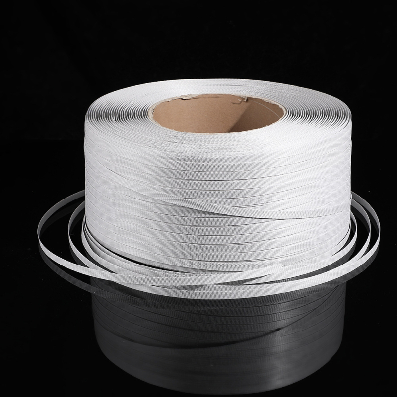 PP iepakošanas lente - biezums 1.0 mm, vilces spēks 70 kg, garums 1700 m, svars 1.5 kg