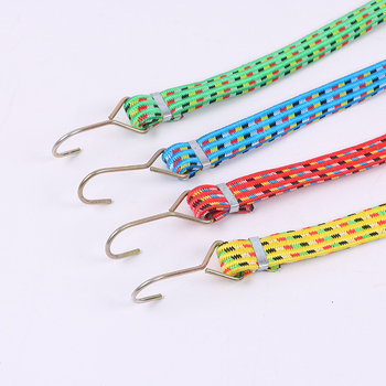 Elastinė rišimo juosta su kabliu — medžiagos: gumos plokštė, gumos siūlai, polipropilenas siūlai; nominali apkrova: 50; paviršiaus apdorojimas: polipropileno siūlas; pritaikymas prieinamas